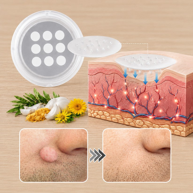 ✨🔥 50% SLEVA 🔥✨ PURESHADE® 2v1 mikrojehličková náplast 🍀 | Na znaménka, bradavice, akné a nedokonalosti pleti | Jemnější a čistší vzhled pokožky