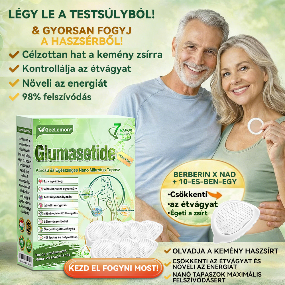 Magyar szakértők által ajánlott · 👩‍⚕️ Hivatalos márkabolt| ✅ 𝐆𝐞𝑒𝐿𝑒𝐦𝐨𝐧® Glumasetide 8 az 1-ben Karcsú és Egészséges Nano Mikrotűs Tapasz 🇭🇺