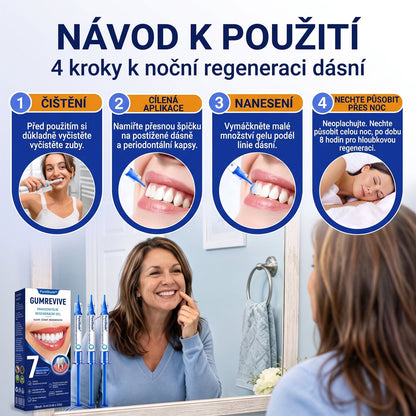PureShade® 🦷 GumRevive regenerační gel na dásně – pro zdravější dásně a sebevědomější úsměv 👍