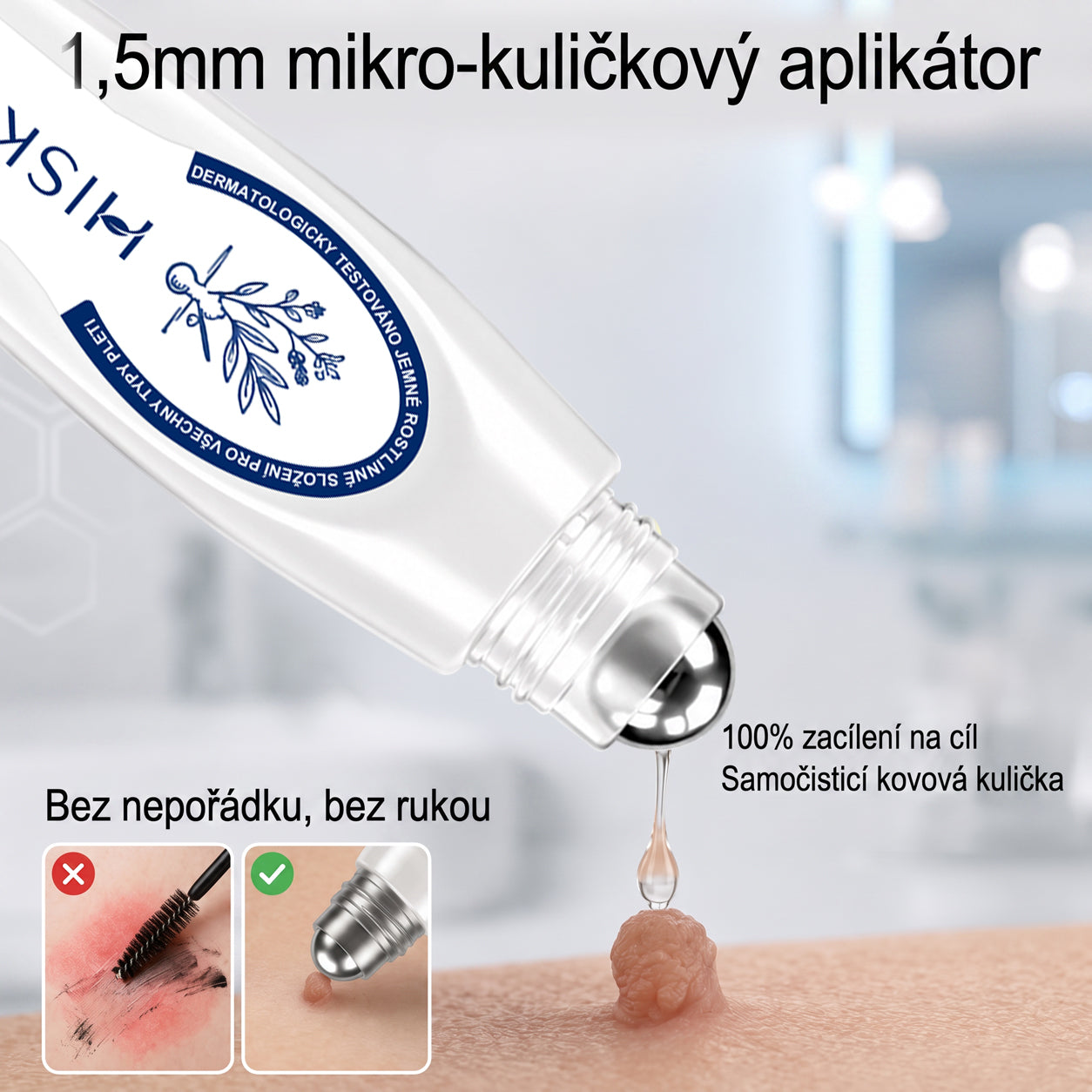 Oficiální značkový obchod | Hiskin® 7denní odstraňovač skvrn a pigmentových skvrn (Bezbolestný rollerball bez jizev)🐬