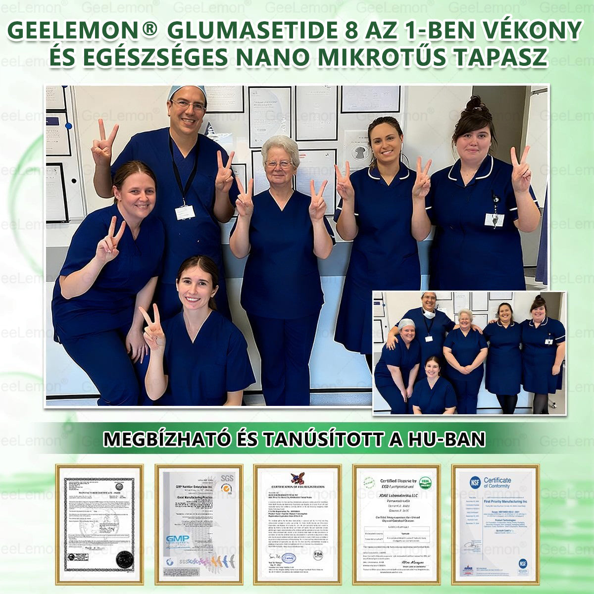 Magyar szakértők által ajánlott · 👩‍⚕️ Hivatalos márkabolt| 🎁 𝐆𝐞𝑒𝐿𝑒𝐦𝐨𝐧® Glumasetide 8 az 1-ben Karcsú és Egészséges Nano Mikrotűs Tapasz 🇭🇺